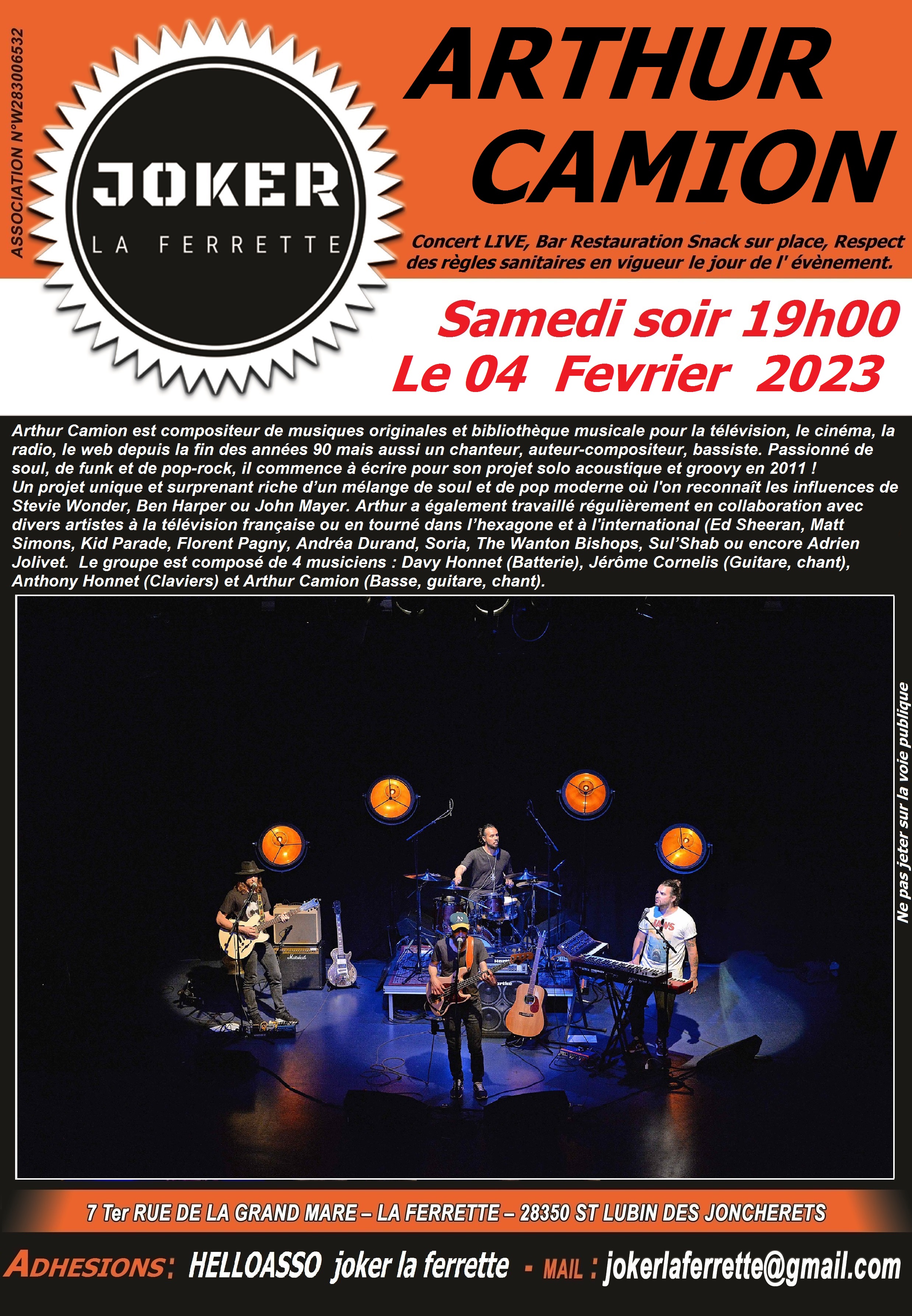 Concert - JOKER La Ferrette