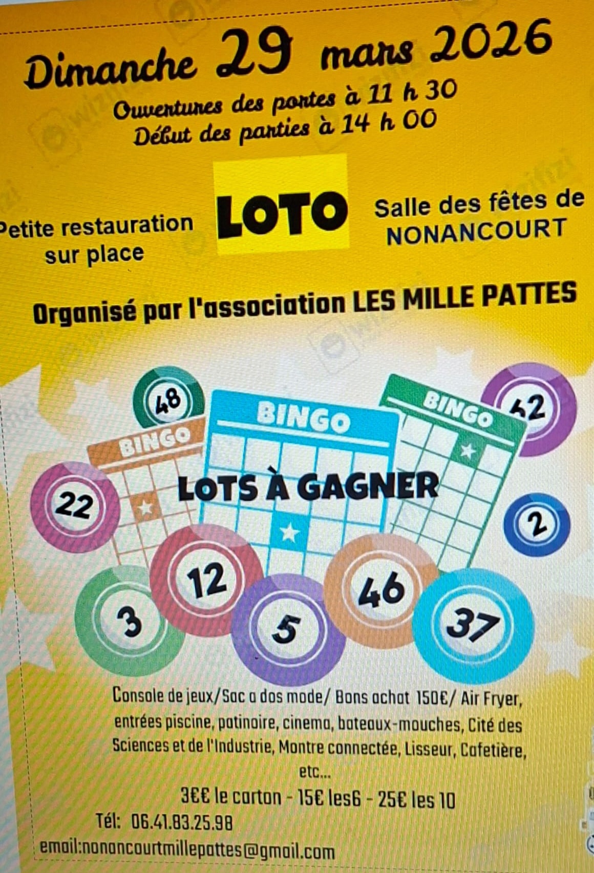 Affiche loto MP