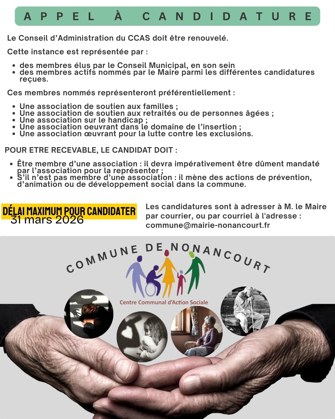 Appel à candidature CCAS (Publication Instagram (45))